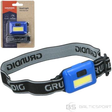 Grundig LED COB ZILS TŪRISTU GALVAS LUKTURIS