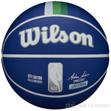 Wilson NBA komandas pilsētas savācējs Dalasas Mavericks Ball WZ4016407ID basketbols (7)