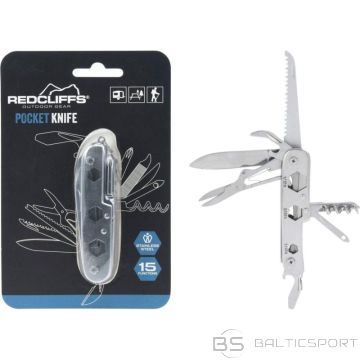 BS IZDZĪVOŠANAS TŪRISTA KOMPLEKTS 15-IN-1 KABATAS NAZIS SUDRABA KRĀSĀ (N/A)