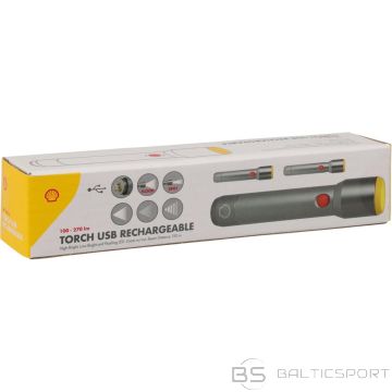 Stacja Partnerska Shell ALUMINUM TACTICAL FLASHLIGHT 15 CM SHELL USB