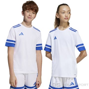 Koszulka adidas SQUADRA 25 JSY Jr JJ0060 / biały / 152 cm