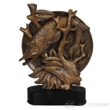 Tryumf Statuetka RFST3049 wędkarstwo / 32 cm / złoty