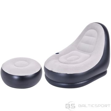 Deluxe Piepūšams krēsls ar kāju balstu 125x100x85cm 22321 (nav pieejams)