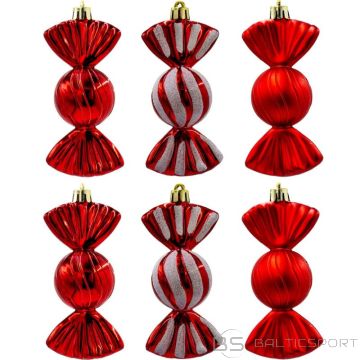 Mica DROŠAS PLASTMASAS BUMBIŅU MATRICAS KONFEKTES 6 GAB. SARKANAS (N/A)