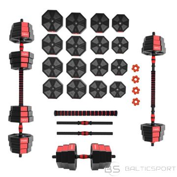 Hanteļu komplekts  /HMS SGK30 STIENA UN HANEĻU KOMPOZĪTS 30 KG