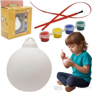 Christmas Decoration DIY PLASTER DECORATION PAINT BAUBLE