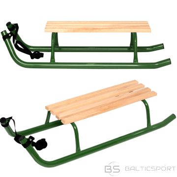 Enero METAL SLEDGE FOR SLEEPING 2 PERSONS REINFORCED GREEN