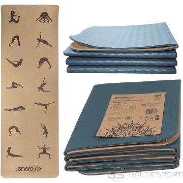 Enero Fit CORK FOLDABLE YOGA MAT 183x61x0.4CM