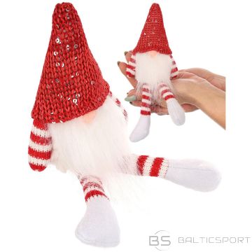 Ziemassvētku dekorācija /Saska Christmas DEKORATĪVAIS SĒDZĒŠANAS ZIEMASSVĒTKUMS SARKANAIS 13+10