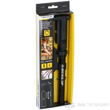 Dunlop МИНИ-ВЕЛОСИПЕДНЫЙ НАСОС С МАНОМЕТРОМ 120psi (8бар)