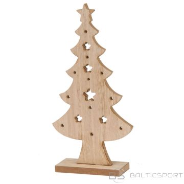 Saska Garden DECORATIVE WOODEN CHRISTMAS TREE 32CM STAR