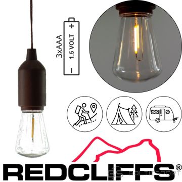 Redcliffs BATTERY-POWERED CAMPING TOURIST LAMP MODEL 2