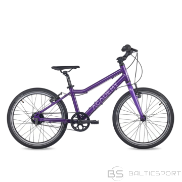 Ultraviegls bērnu velosipēds ACADEMY 4. pakāpes josta, 20'' violets