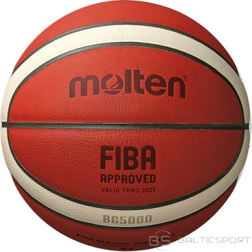 Basketbola bumba Basketball ball TOP competition MOLTEN B7G5000 FIBA, premium leather size 7