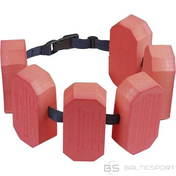 BECO  regulējama peldēšanas josta, sarkans, 6 bloki, ķermeņa svaram 30-60 kg