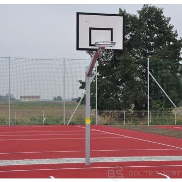 Betonējams basketbola grozs ar cinkotu konstrukciju 120x90cm vairogs BSKS1