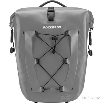 Rockbros ūdensnecaurlaidīga velosipēda soma pelēka (N/A)