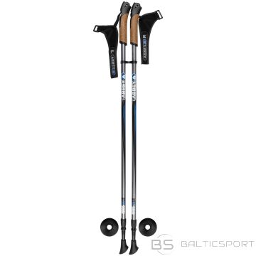 Schreuderssport Палки для скандинавской ходьбы NORDIC WALKING 21SR ZZB Серебристо-серый / Черный / Синий