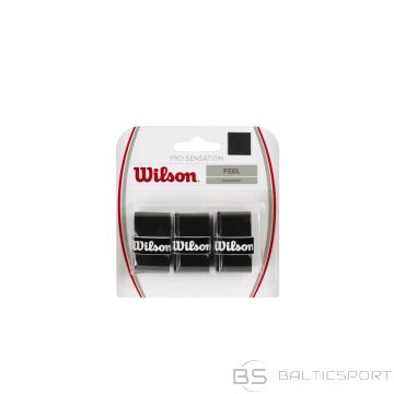 WILSON PRO OVERGRIP SENSATION Melns 3gb./iep.