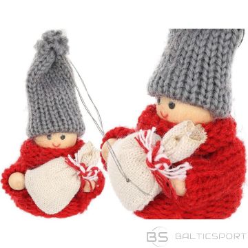 BS DEKORATĪVA LELLE AR SOMU SARKANA MEITENE 7,5 CM (N/A)