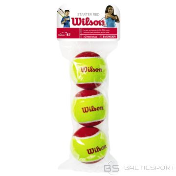 WILSON STARTER RED BALLS  ( 3 gb. )