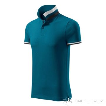 Polo shirt Malfini Collar Up M MLI-25693 petrol blue (L)