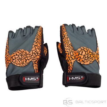 HMS RST03 S IZMĒRA S LADY FITNESS CIMDI (oranži - pelēki)