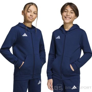 Adidas ENTRADA 26 Pilna rāvējslēdzēja jaka ar kapuci KH1784 / tumši zila / 116 cm