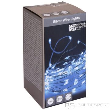 BS Гирлянда из проволочных ламп, 320 светодиодов, холодный белый свет (недоступно)