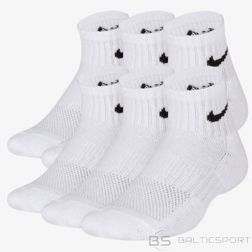 Nike Повседневные носки, 6 пар, 3 шт., SX6912-100 / белые / 34-38