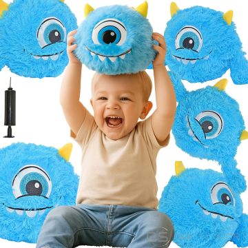 Xqmax EMOJI BUMBIŅA 23CM AR ROKTURIEM ZILĀ GAUMĒ