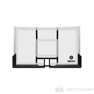 Bilaro Basketbola vairogs 130x80cm 6mm rūdīts stikls, stūru stiprinājumi