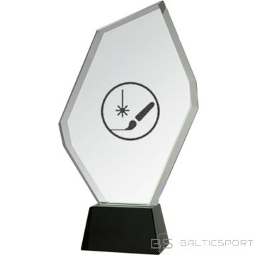 BS Gravēta stikla trofeja ar korpusu + krāsas pildījums (nav pieejams)