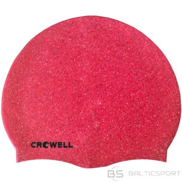 Silicone swimming cap Crowell Recycling Pearl pink col.3 (N/A)