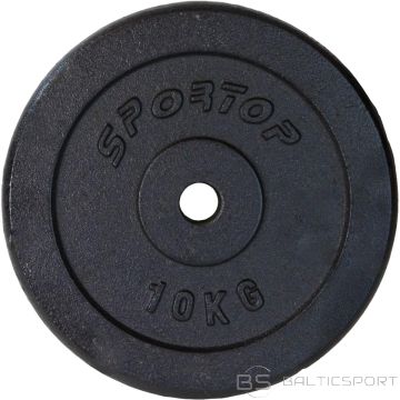 Enero Fit BLACK CAST IRON WEIGHT 10 KG diameter 26.5