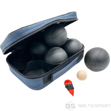 Enero SPĒĻU Bumbas 6 GAB BOULE PETANQUE BLACK PRO VĀKS