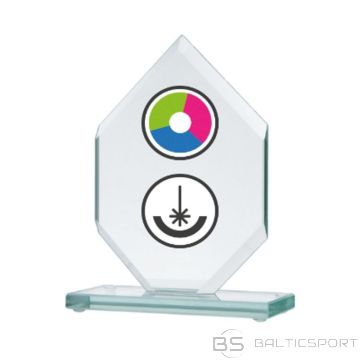 BS Stikla trofeja ar LuxorJet krāsu druku, gravējumu un krāsas pildījumu (nav pieejams)