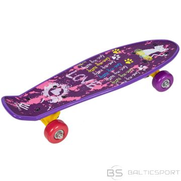Enero MINI LOVE KITTY PLASTIC SKATEBOARD