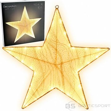 Koopman Zvaigžņu gaismas dekors 59x59cm 248LED