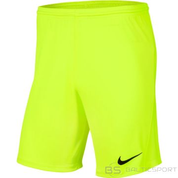 Nike Y Park III Boys BV6865 702 šorti / Dzeltena / L (147-158cm)
