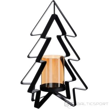 Mica METĀLA SVEČTURIS 31,5 CM ZIEMASSVĒTKU EGLĪTE