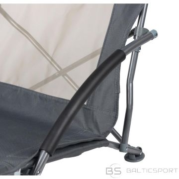 BS Pludmales krēsls ar roku balstiem 55x58x64cm salokāms pelēks (nav pieejams)