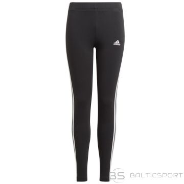 Adidas Meitenes Essentials 3 Stripes LegGings GN4046 / Melna / 134 cm