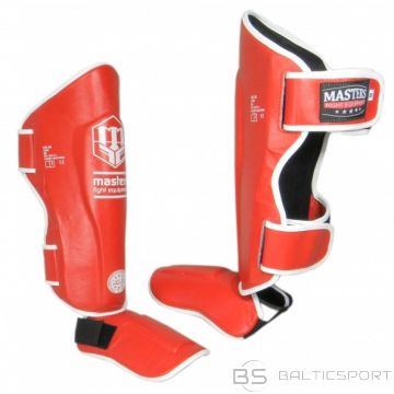 Sport Masters Masters NS-30 shin guards (WAKO APPROVED) 1115111-M02 (czerwony+S)