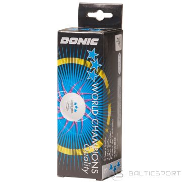 Table tennis ball DONIC P40+ 3star 3pcs White