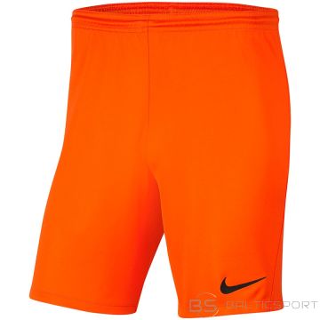 Nike Y Park III Boys BV6865 819 šorti / Oranža / XS (122-128cm)