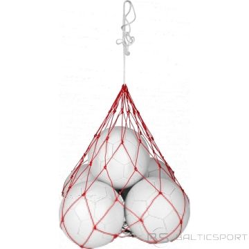Ball carry net 5 ball AVENTO 75MB Red/White