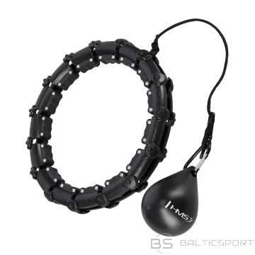 HHW11 Plus Size Hula Hoop melnais ar svaru HMS