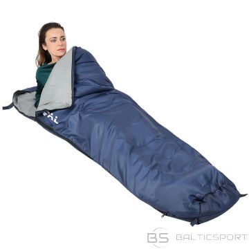 Enero Camp NEPAL TOURIST SLEEPING BAG WITH COMPRESSION 210X80x50CM NAVY