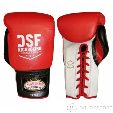 Masters Šņorējami boksa cimdi DSF 10 oz 01DSF-02 (sarkans)